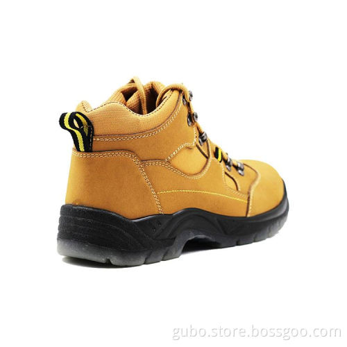 Black Action Leather Unisex Safety Shoes Toe Caps Workman Lightweight Safety Boot